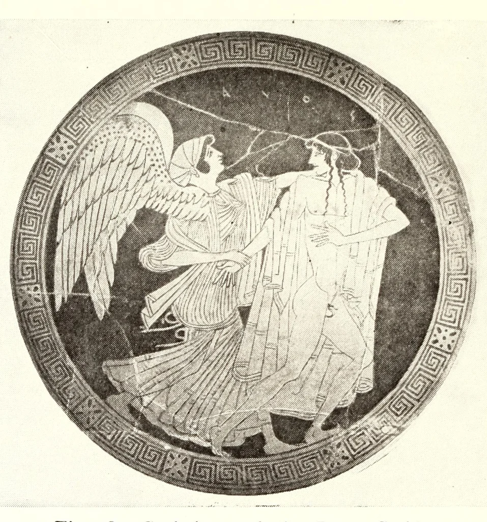An illustration from Greek and Roman mythology, 1917, leaf 278