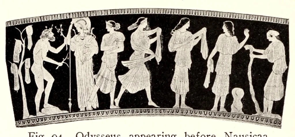 An illustration from Greek and Roman mythology, 1917, leaf 350