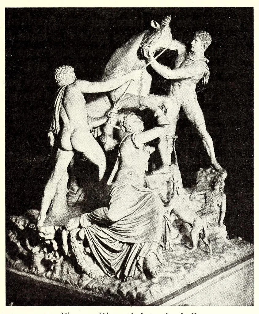 An illustration from Greek and Roman mythology, 1917, leaf 59