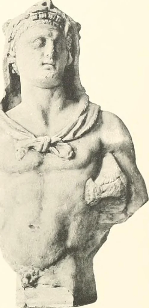 An illustration from Greek sculpture, 1903, leaf 116