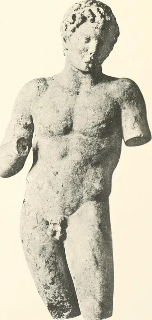 An illustration from Greek sculpture, 1903, leaf 116