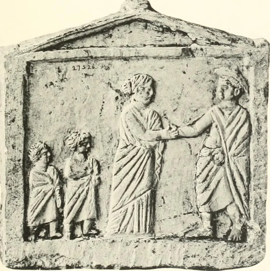 An illustration from Greek sculpture, 1903, leaf 144