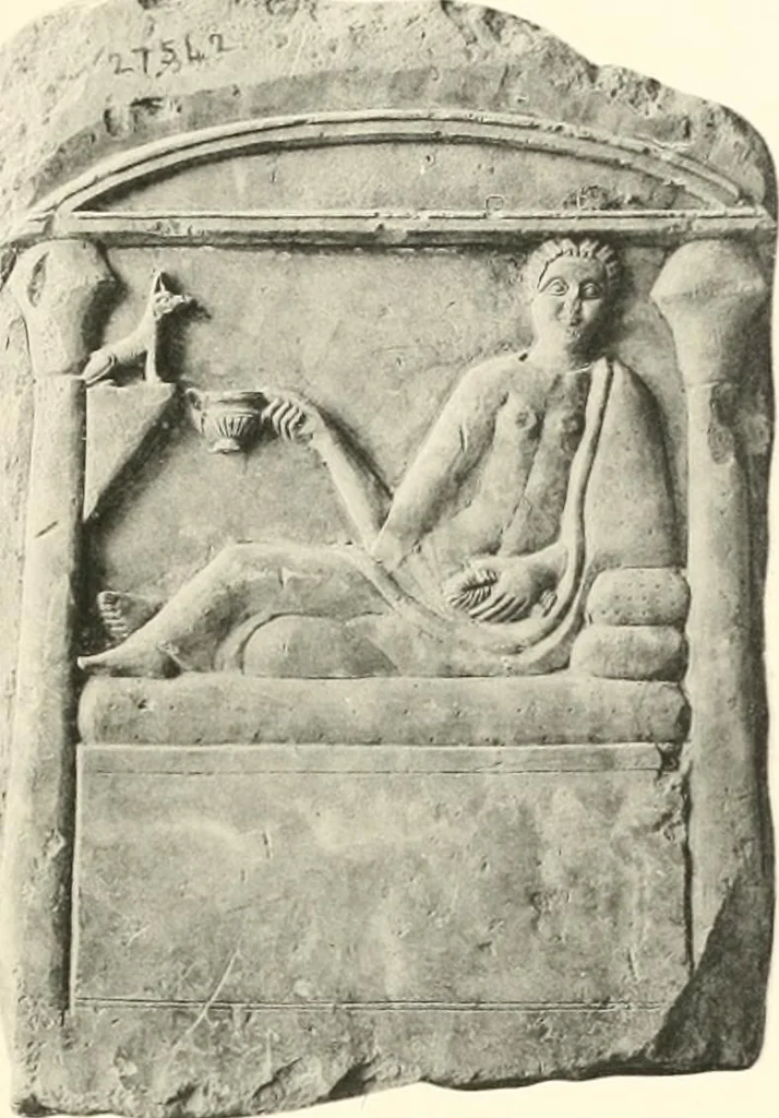 An illustration from Greek sculpture, 1903, leaf 150