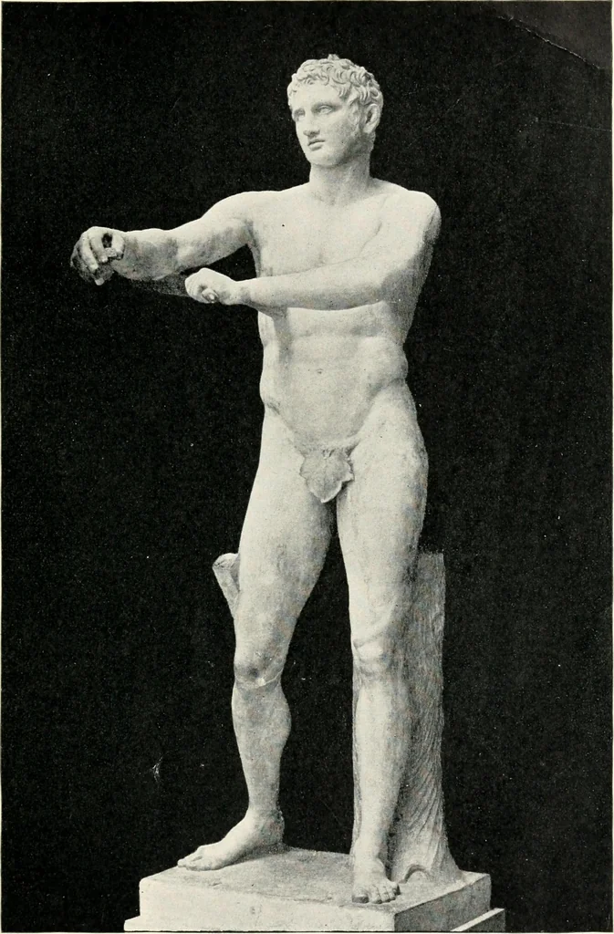 An illustration from Greek sculpture : a collection of sixteen pictures of Greek marbles, with introduction and interpretation, 1901, leaf 47