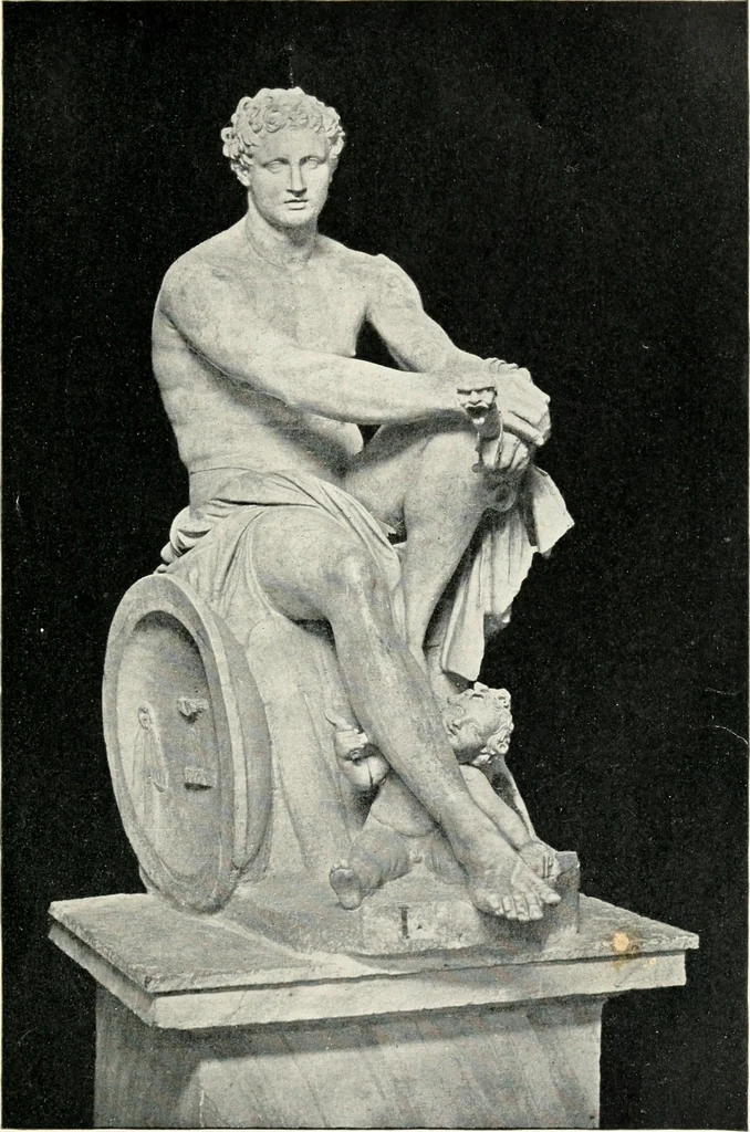 An illustration from Greek sculpture : a collection of sixteen pictures of Greek marbles, with introduction and interpretation, 1901, leaf 77