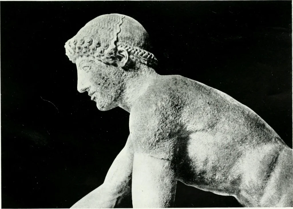 An illustration from Greek sculpture and modern art, two lectures delivered to the students of the Royal academy of London, 1914, leaf 105
