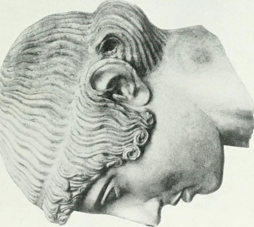 An illustration from Greek sculpture and modern art, two lectures delivered to the students of the Royal academy of London, 1914, leaf 125