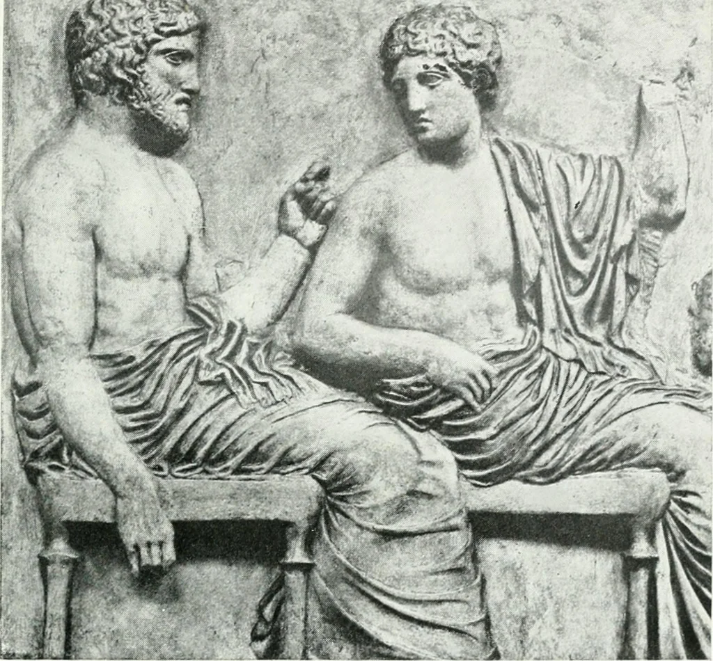 An illustration from Greek sculpture and modern art, two lectures delivered to the students of the Royal academy of London, 1914, leaf 133