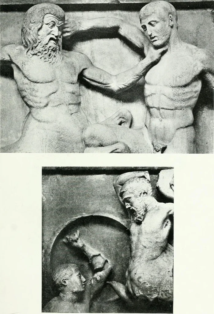 An illustration from Greek sculpture and modern art, two lectures delivered to the students of the Royal academy of London, 1914, leaf 137
