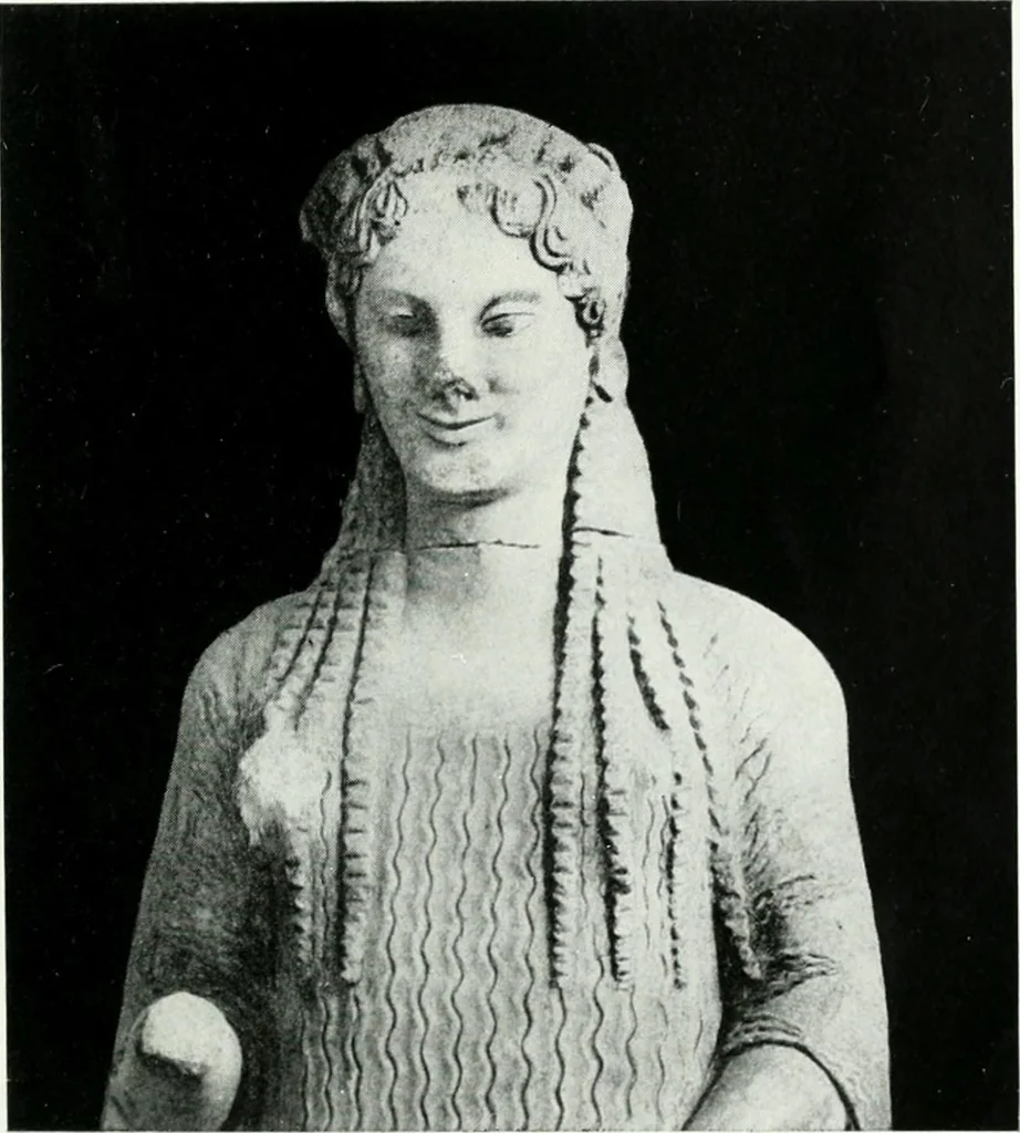 An illustration from Greek sculpture and modern art, two lectures delivered to the students of the Royal academy of London, 1914, leaf 95