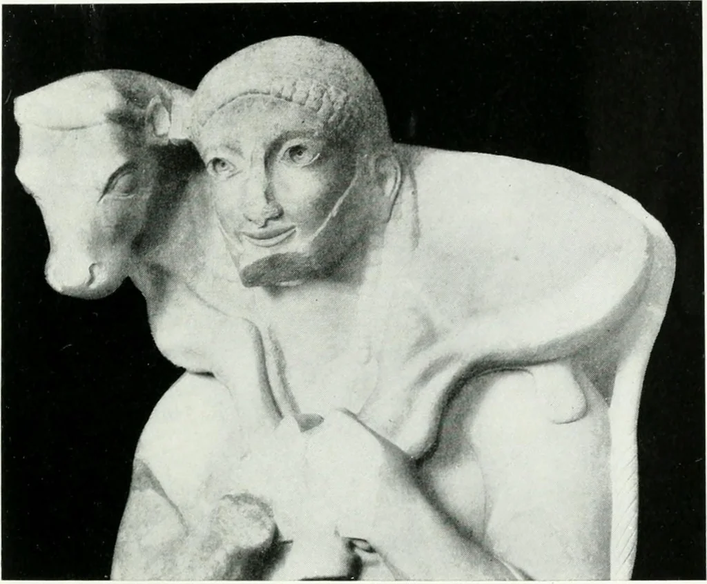 An illustration from Greek sculpture and modern art, two lectures delivered to the students of the Royal academy of London, 1914, leaf 99