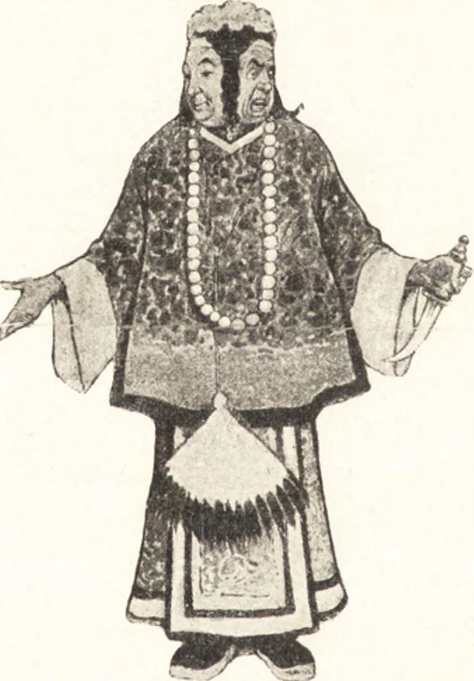 An illustration from "Zopf ab" : die chinesische Affaire im Lichte der europäischen Karikatur, 1900, leaf 69