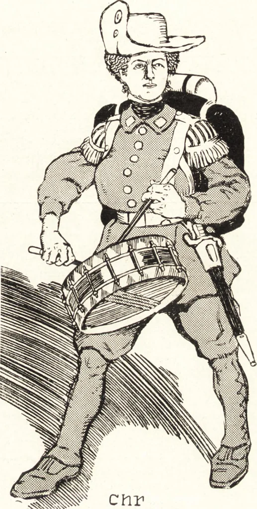 An illustration from "Zopf ab" : die chinesische Affaire im Lichte der europäischen Karikatur, 1900, leaf 80