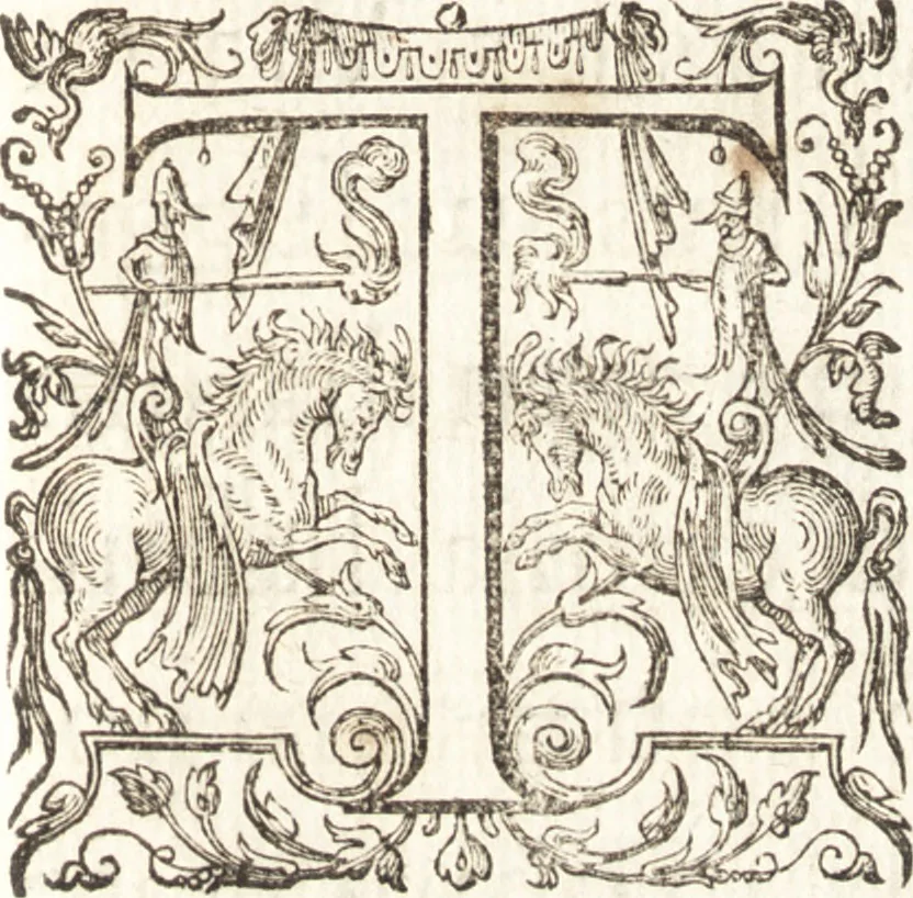 An illustration from Leges regiae et leges X.virales, 1613, leaf 10