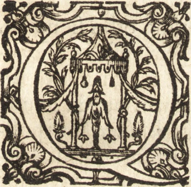 An illustration from Leges regiae et leges X.virales, 1613, leaf 82