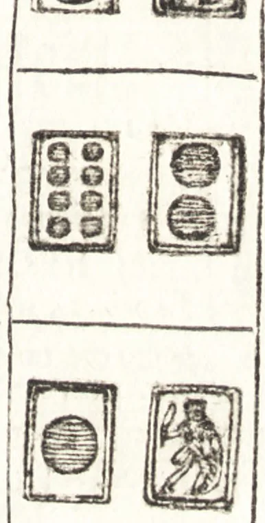 An illustration from Le ingeniose sorti, composte per Francesco Marcolini da Forli : intitulate Giardino di pensieri, 1550, leaf 102