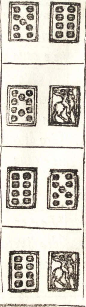 An illustration from Le ingeniose sorti, composte per Francesco Marcolini da Forli : intitulate Giardino di pensieri, 1550, leaf 105