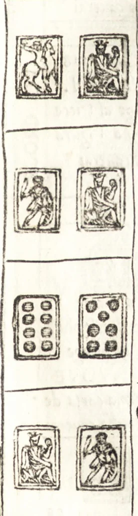 An illustration from Le ingeniose sorti, composte per Francesco Marcolini da Forli : intitulate Giardino di pensieri, 1550, leaf 110
