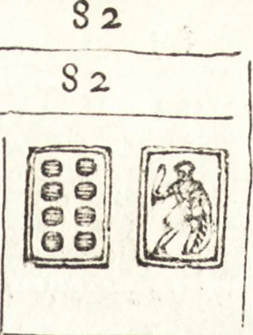 An illustration from Le ingeniose sorti, composte per Francesco Marcolini da Forli : intitulate Giardino di pensieri, 1550, leaf 110
