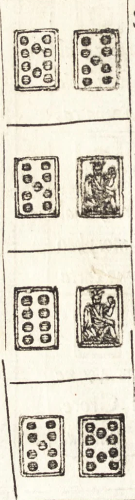 An illustration from Le ingeniose sorti, composte per Francesco Marcolini da Forli : intitulate Giardino di pensieri, 1550, leaf 117