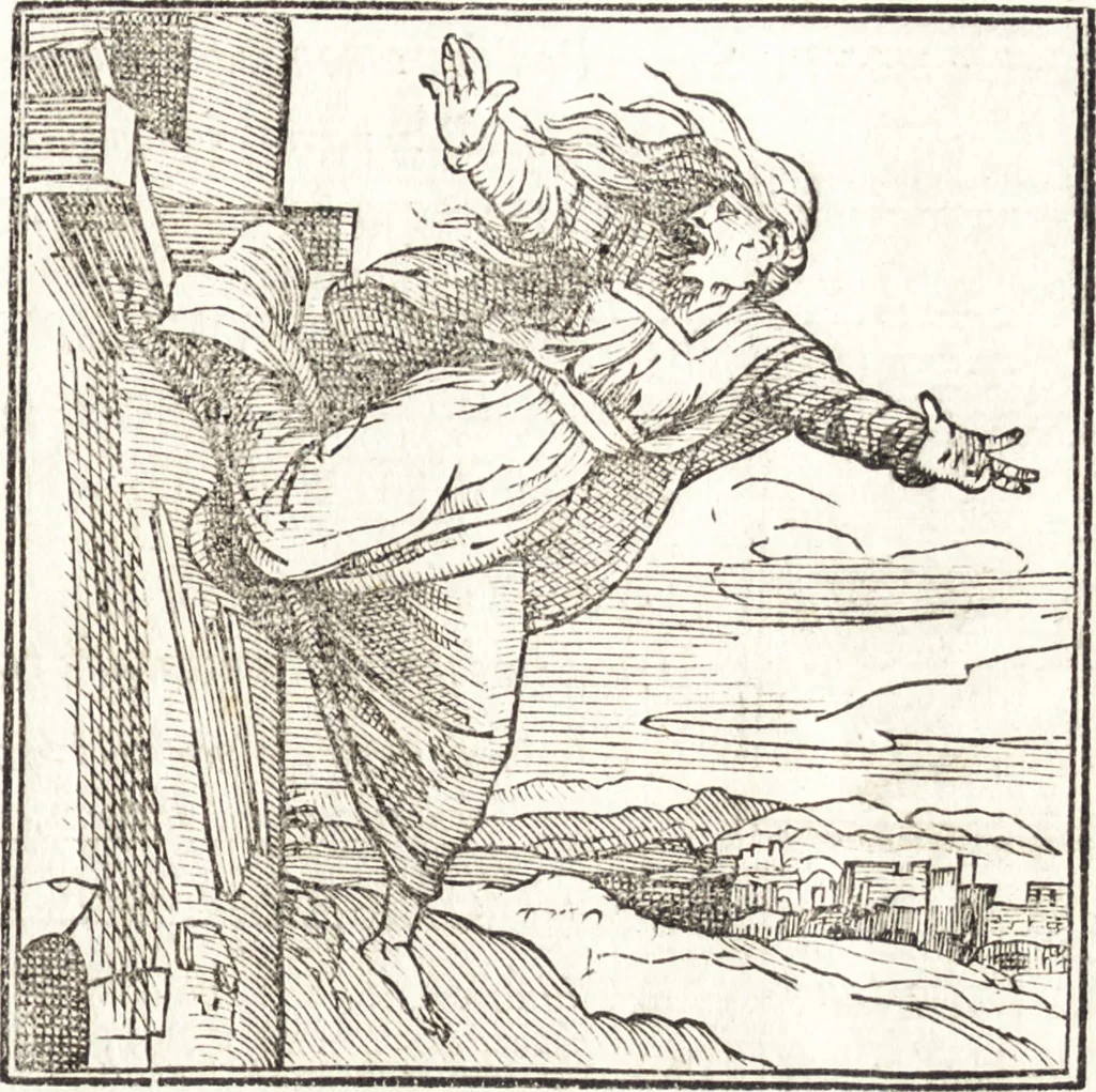 An illustration from Le ingeniose sorti, composte per Francesco Marcolini da Forli : intitulate Giardino di pensieri, 1550, leaf 128