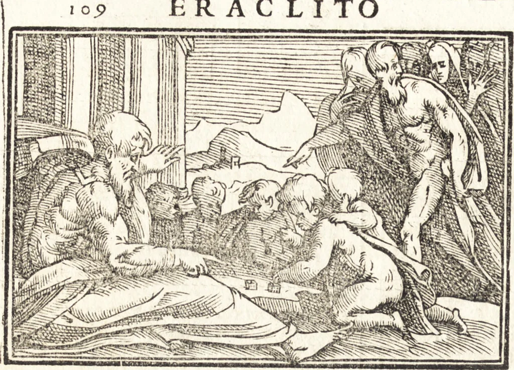 An illustration from Le ingeniose sorti, composte per Francesco Marcolini da Forli : intitulate Giardino di pensieri, 1550, leaf 145