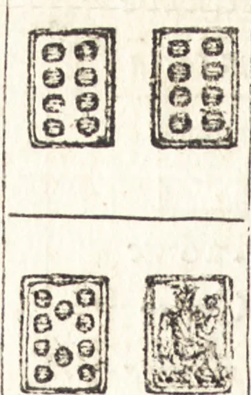 An illustration from Le ingeniose sorti, composte per Francesco Marcolini da Forli : intitulate Giardino di pensieri, 1550, leaf 145