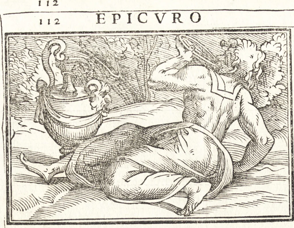 An illustration from Le ingeniose sorti, composte per Francesco Marcolini da Forli : intitulate Giardino di pensieri, 1550, leaf 149