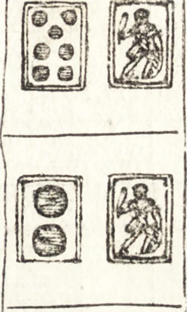 An illustration from Le ingeniose sorti, composte per Francesco Marcolini da Forli : intitulate Giardino di pensieri, 1550, leaf 150