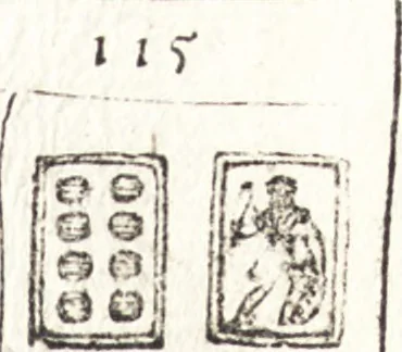 An illustration from Le ingeniose sorti, composte per Francesco Marcolini da Forli : intitulate Giardino di pensieri, 1550, leaf 154