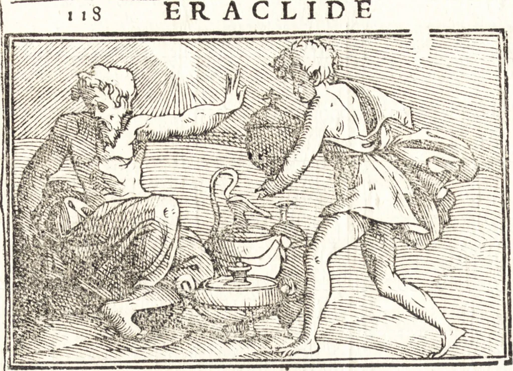 An illustration from Le ingeniose sorti, composte per Francesco Marcolini da Forli : intitulate Giardino di pensieri, 1550, leaf 157