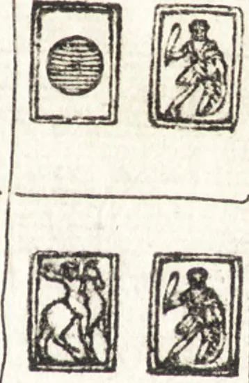 An illustration from Le ingeniose sorti, composte per Francesco Marcolini da Forli : intitulate Giardino di pensieri, 1550, leaf 162