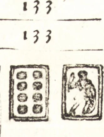 An illustration from Le ingeniose sorti, composte per Francesco Marcolini da Forli : intitulate Giardino di pensieri, 1550, leaf 178