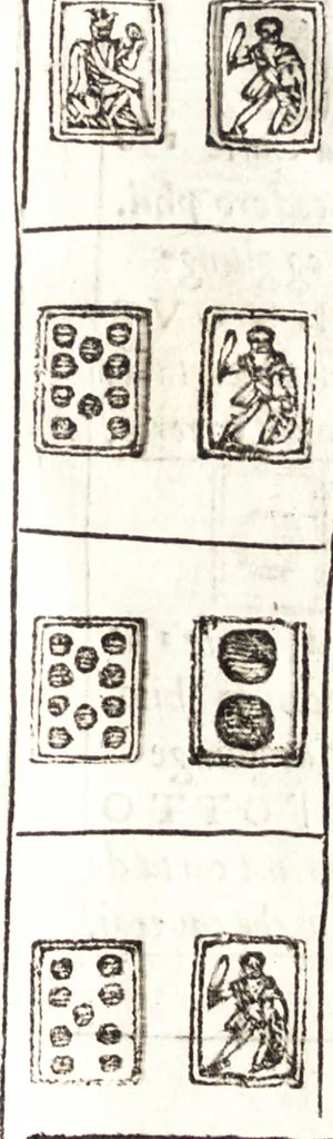 An illustration from Le ingeniose sorti, composte per Francesco Marcolini da Forli : intitulate Giardino di pensieri, 1550, leaf 18