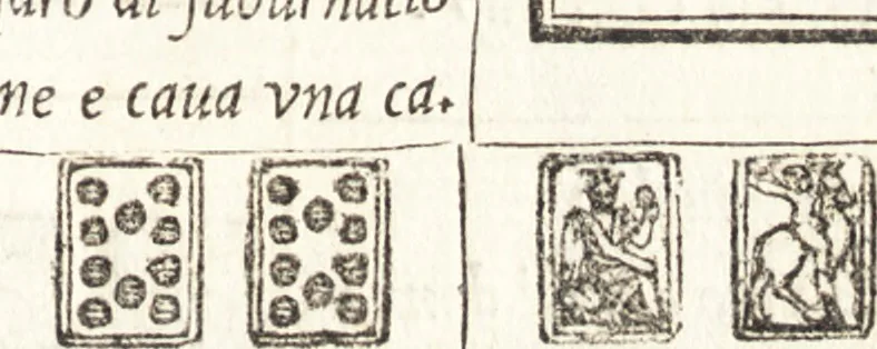 An illustration from Le ingeniose sorti, composte per Francesco Marcolini da Forli : intitulate Giardino di pensieri, 1550, leaf 180
