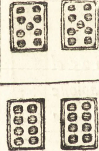 An illustration from Le ingeniose sorti, composte per Francesco Marcolini da Forli : intitulate Giardino di pensieri, 1550, leaf 181