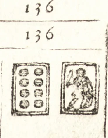 An illustration from Le ingeniose sorti, composte per Francesco Marcolini da Forli : intitulate Giardino di pensieri, 1550, leaf 182
