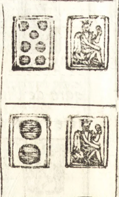 An illustration from Le ingeniose sorti, composte per Francesco Marcolini da Forli : intitulate Giardino di pensieri, 1550, leaf 197