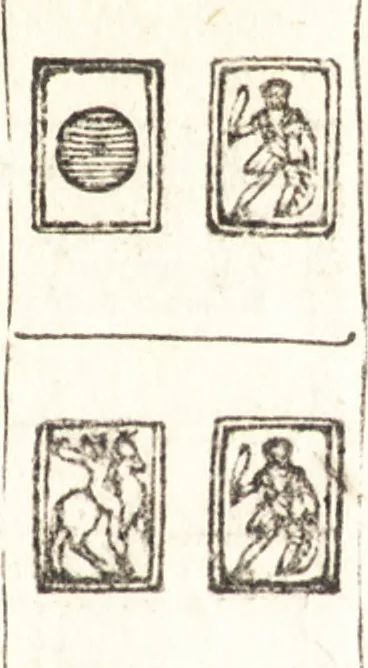 An illustration from Le ingeniose sorti, composte per Francesco Marcolini da Forli : intitulate Giardino di pensieri, 1550, leaf 198