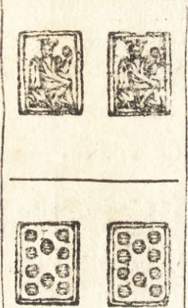 An illustration from Le ingeniose sorti, composte per Francesco Marcolini da Forli : intitulate Giardino di pensieri, 1550, leaf 205