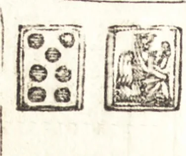 An illustration from Le ingeniose sorti, composte per Francesco Marcolini da Forli : intitulate Giardino di pensieri, 1550, leaf 205