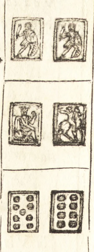 An illustration from Le ingeniose sorti, composte per Francesco Marcolini da Forli : intitulate Giardino di pensieri, 1550, leaf 205