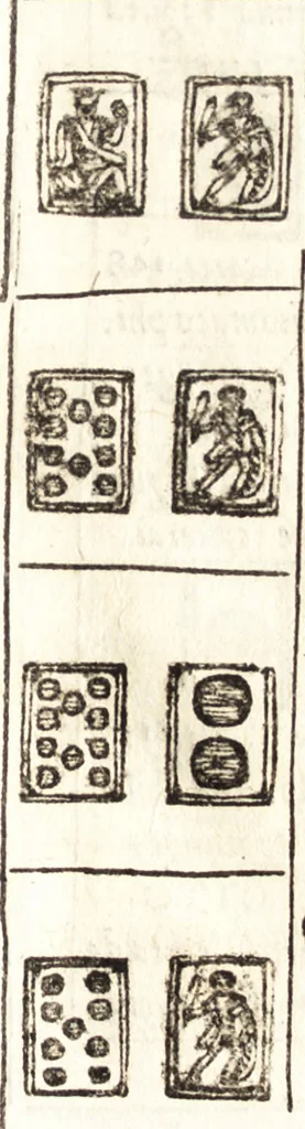 An illustration from Le ingeniose sorti, composte per Francesco Marcolini da Forli : intitulate Giardino di pensieri, 1550, leaf 206