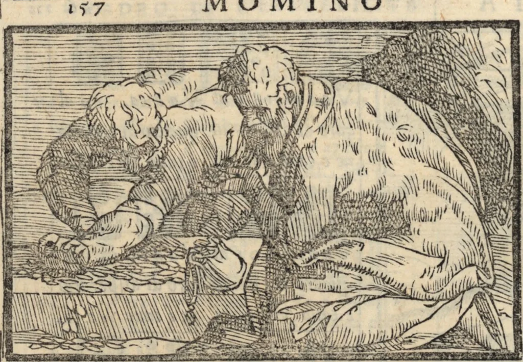 An illustration from Le ingeniose sorti, composte per Francesco Marcolini da Forli : intitulate Giardino di pensieri, 1550, leaf 211