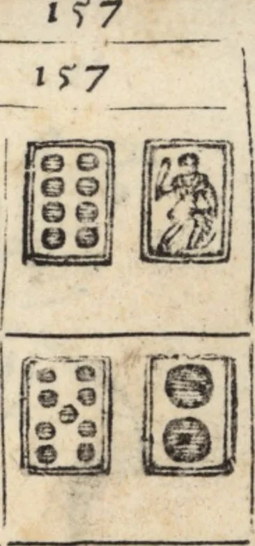 An illustration from Le ingeniose sorti, composte per Francesco Marcolini da Forli : intitulate Giardino di pensieri, 1550, leaf 212