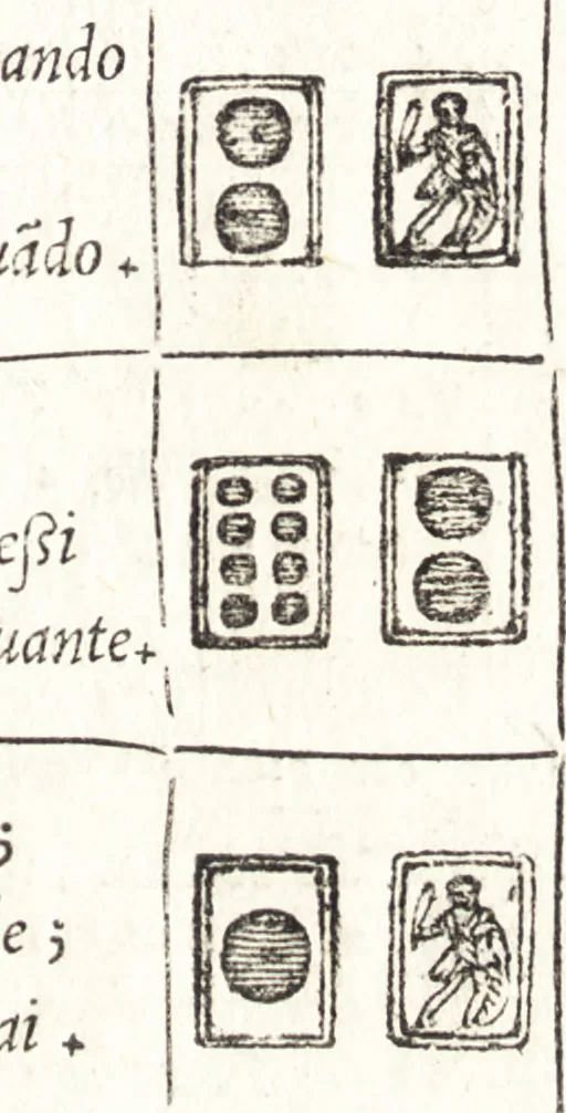An illustration from Le ingeniose sorti, composte per Francesco Marcolini da Forli : intitulate Giardino di pensieri, 1550, leaf 22