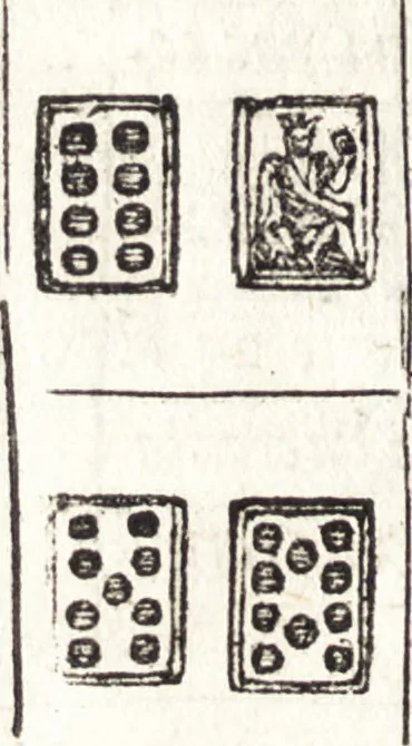 An illustration from Le ingeniose sorti, composte per Francesco Marcolini da Forli : intitulate Giardino di pensieri, 1550, leaf 37