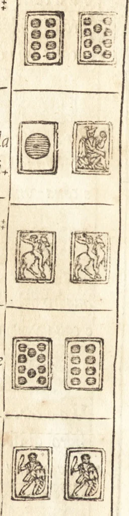 An illustration from Le ingeniose sorti, composte per Francesco Marcolini da Forli : intitulate Giardino di pensieri, 1550, leaf 45
