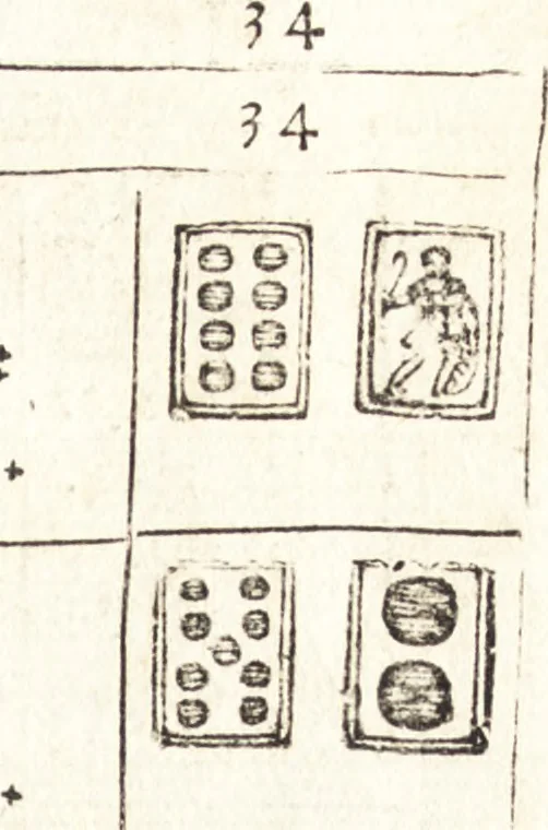 An illustration from Le ingeniose sorti, composte per Francesco Marcolini da Forli : intitulate Giardino di pensieri, 1550, leaf 46