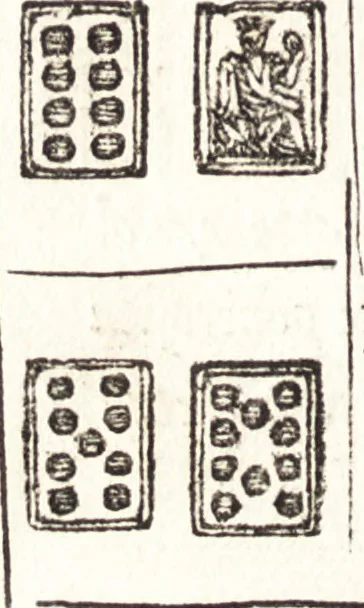 An illustration from Le ingeniose sorti, composte per Francesco Marcolini da Forli : intitulate Giardino di pensieri, 1550, leaf 61